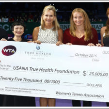 Women’s Tennis Association Donates Additional $25K to USANA Foundation
