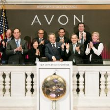 Avon CEO Rings Closing Bell at NYSE