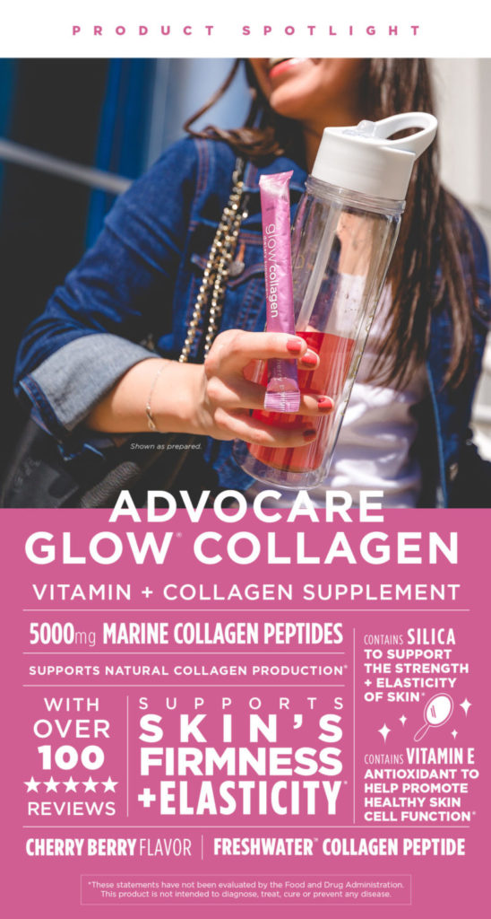 AdvoCare Glow Collagen Info Graphic