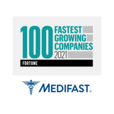 Medifast Honored by FORTUNE Magazine as one of the Fastest-Growing Companies of 2021