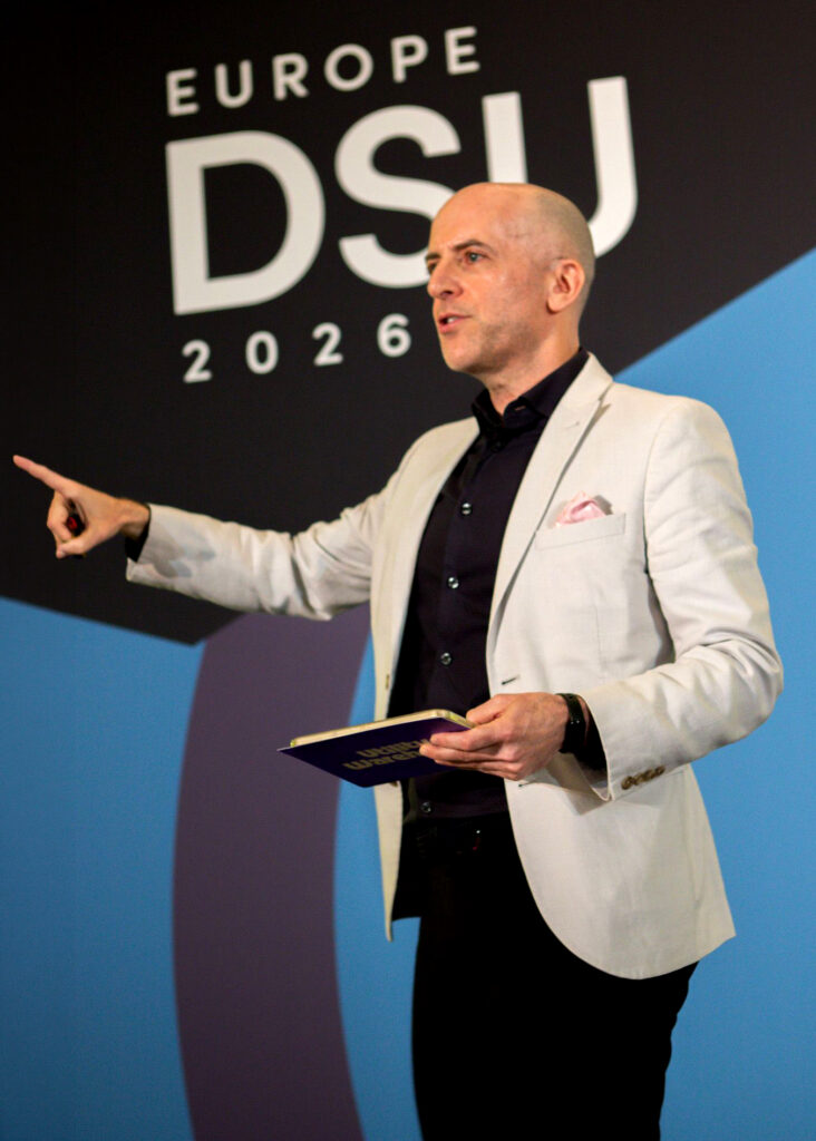 Wes Linden speaks at DSU Europe